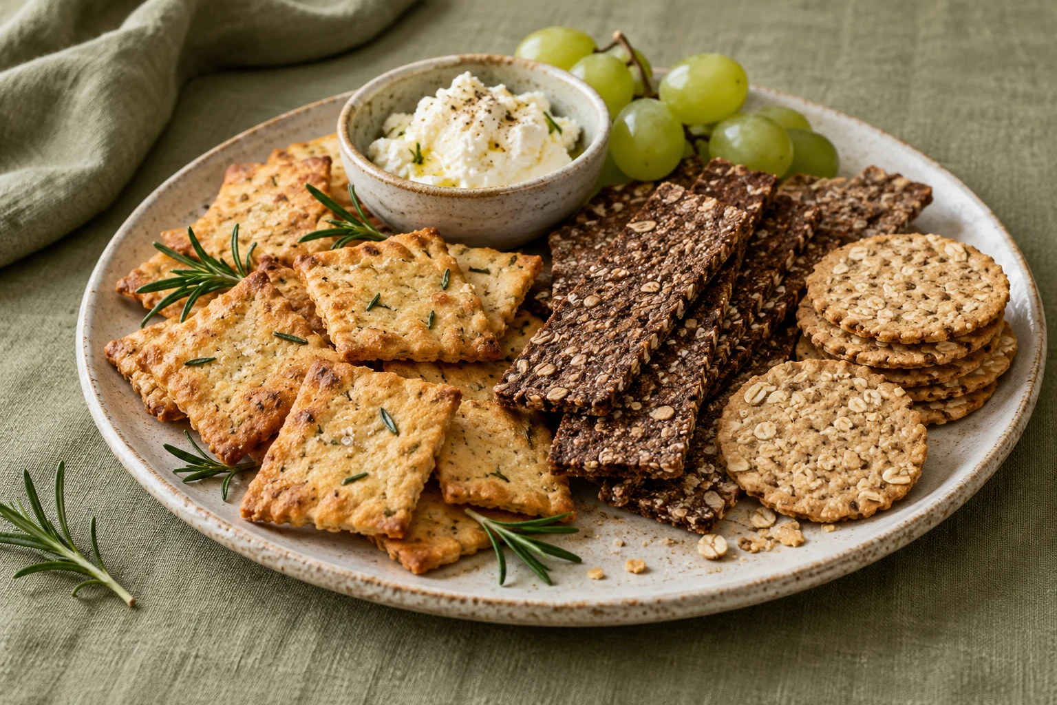 Crackers and crispbread collection